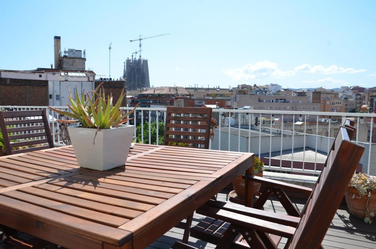 Barcelona Sunny Terrace Leilighet Eksteriør bilde